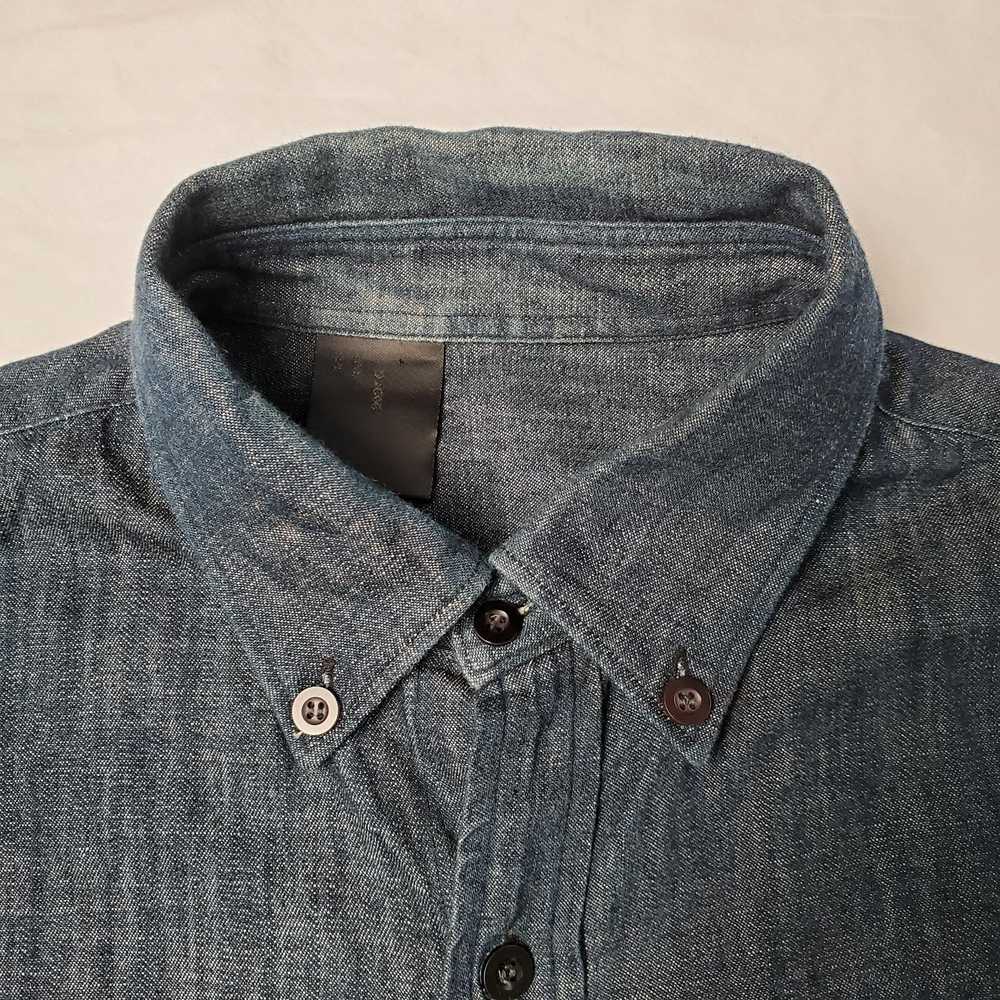 N. Hoolywood N. Hoolywood Dark Denim Button Down … - image 3