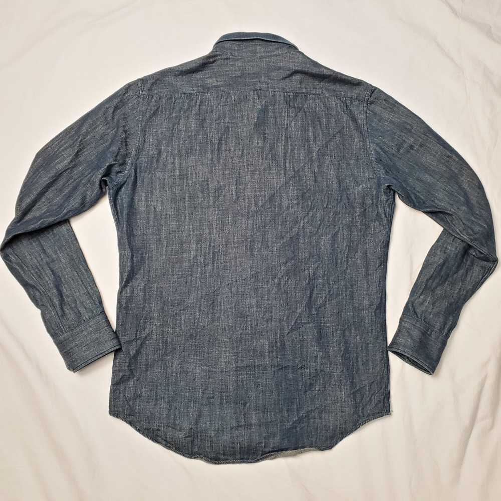 N. Hoolywood N. Hoolywood Dark Denim Button Down … - image 7