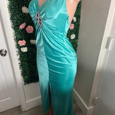 Vintage maxi prom dress - image 1