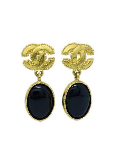 CHANEL Pre-Owned 1996 CC dangle clip-on earrings … - image 1
