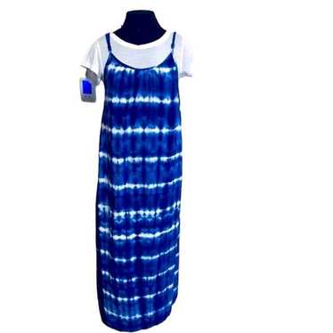 MERONA Maxi dress womens dye dress Sz L sleeveles… - image 1