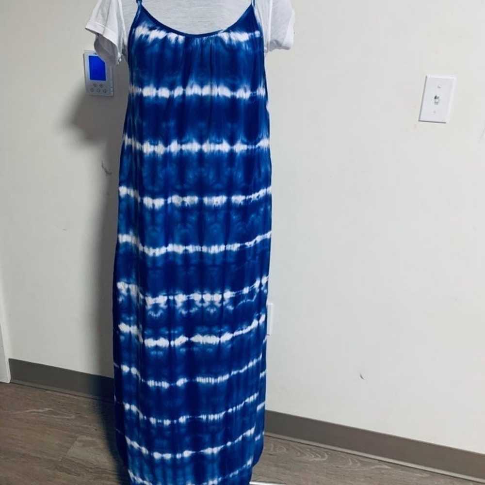 MERONA Maxi dress womens dye dress Sz L sleeveles… - image 3