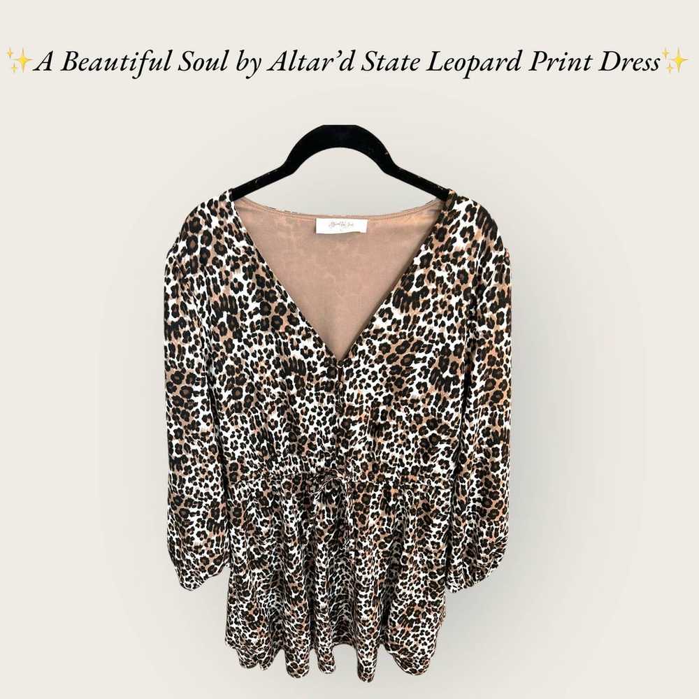 ✨NWOT A Beautiful Soul by Altar’d State Leopard P… - image 1