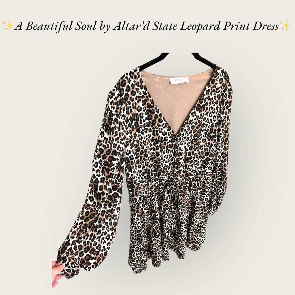 ✨NWOT A Beautiful Soul by Altar’d State Leopard P… - image 3