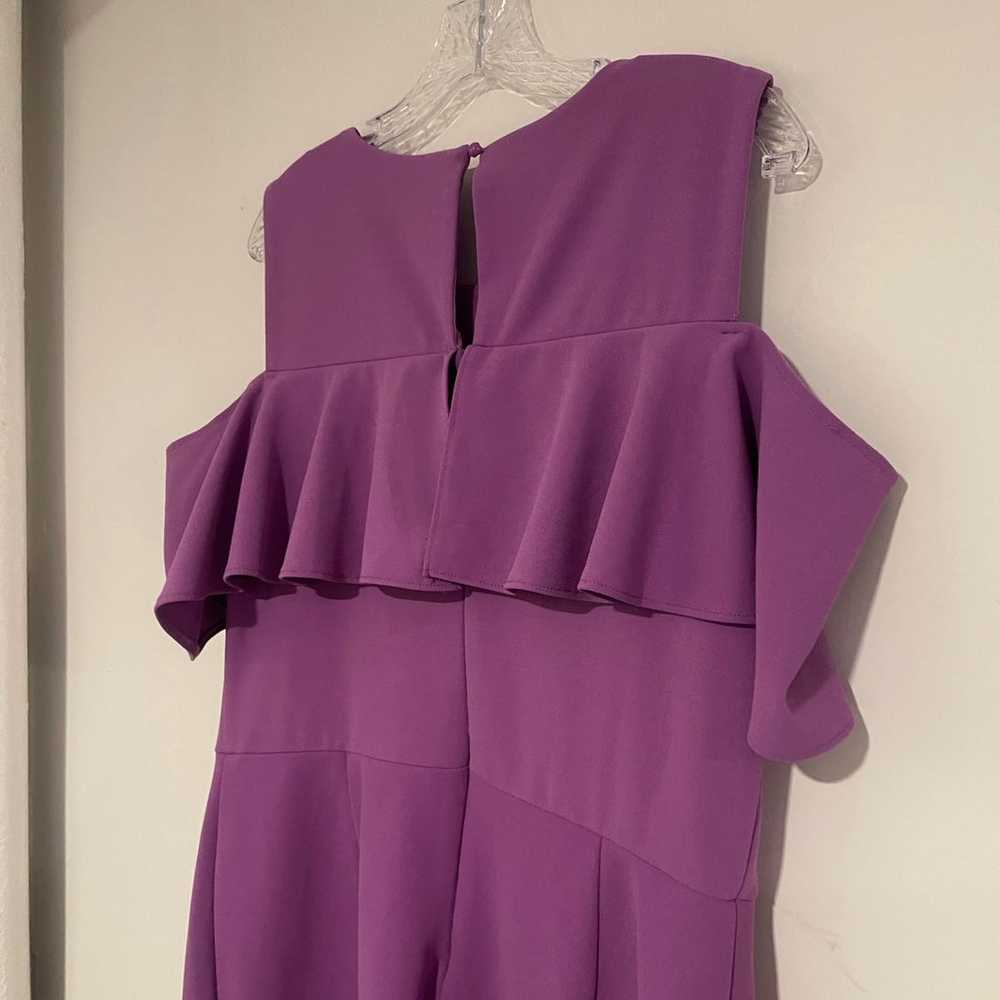 NY&C Ruffled Cold Shoulder Dress Size 16 - image 4