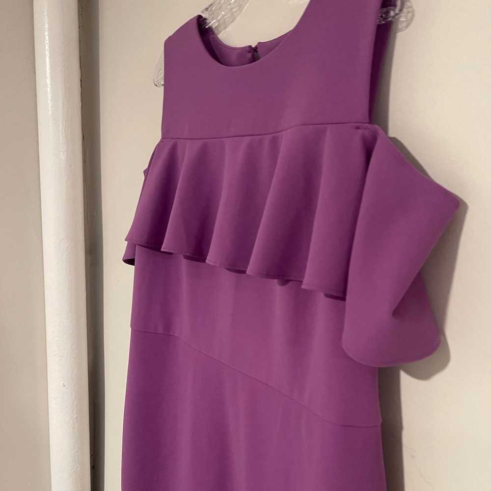 NY&C Ruffled Cold Shoulder Dress Size 16 - image 8