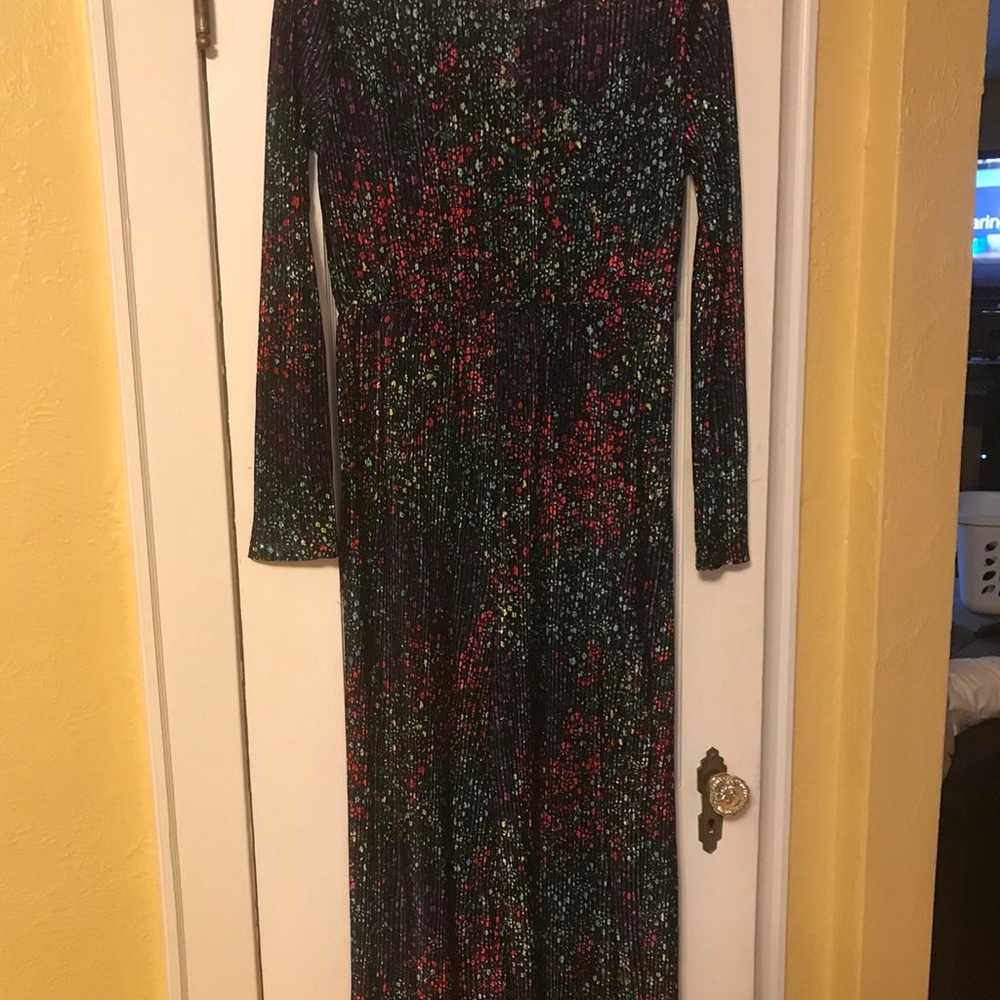 wide leg jumpsuit - trippy floral XL - image 1