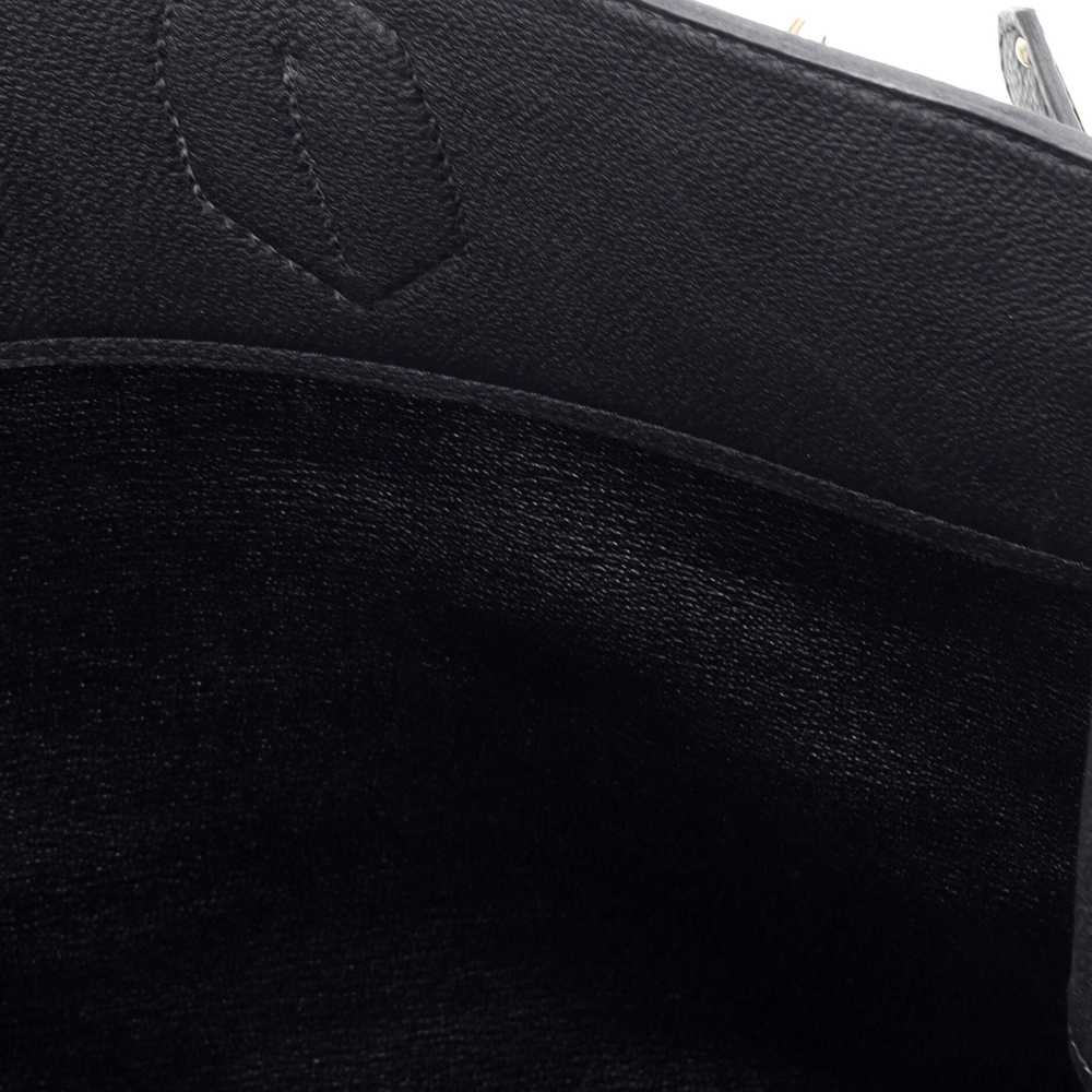Hermes HAC Birkin Bag Noir Togo with Palladium Ha… - image 8