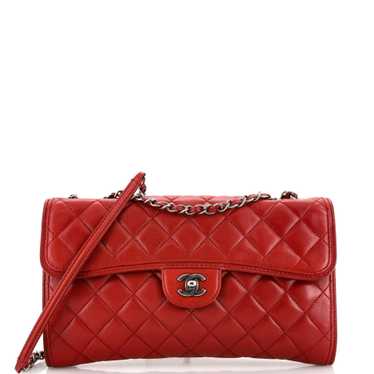 CHANEL Citizen Chain Flap Bag Quilted Lambskin Lar