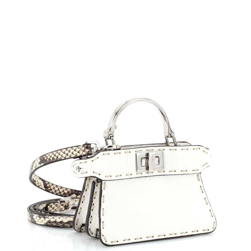 FENDI Maxi Handle Selleria Peekaboo Bag Leather w… - image 2