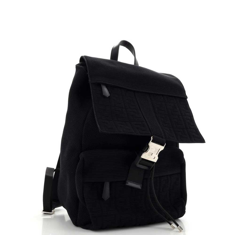 FENDI Fendiness Backpack Zucca Jacquard and Mesh … - image 2