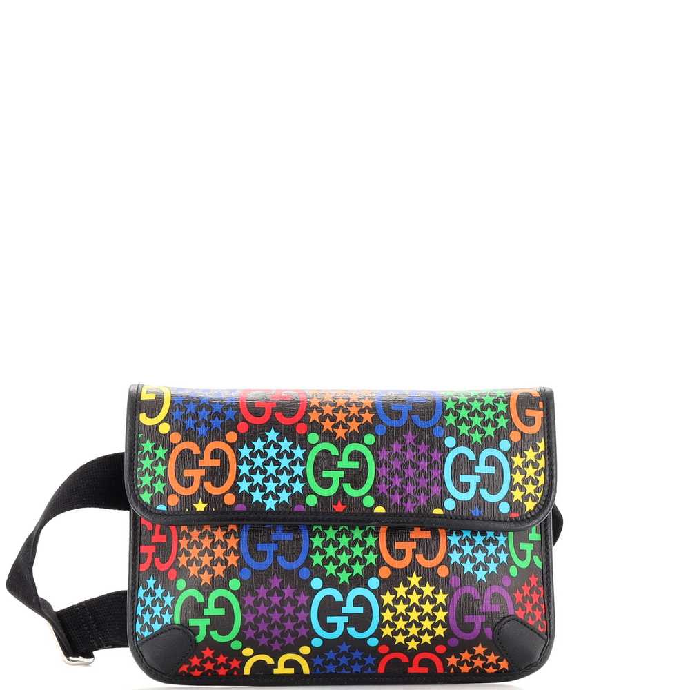 GUCCI Belt Bag Psychedelic Print GG Coated Canvas - image 1