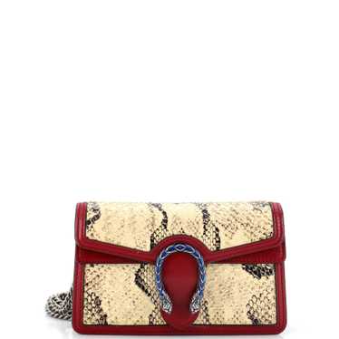GUCCI Dionysus Bag Python with Leather Super Mini