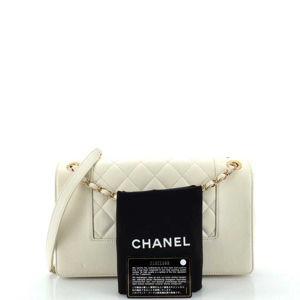 CHANEL Mademoiselle Vintage Flap Bag Quilted Shee… - image 2