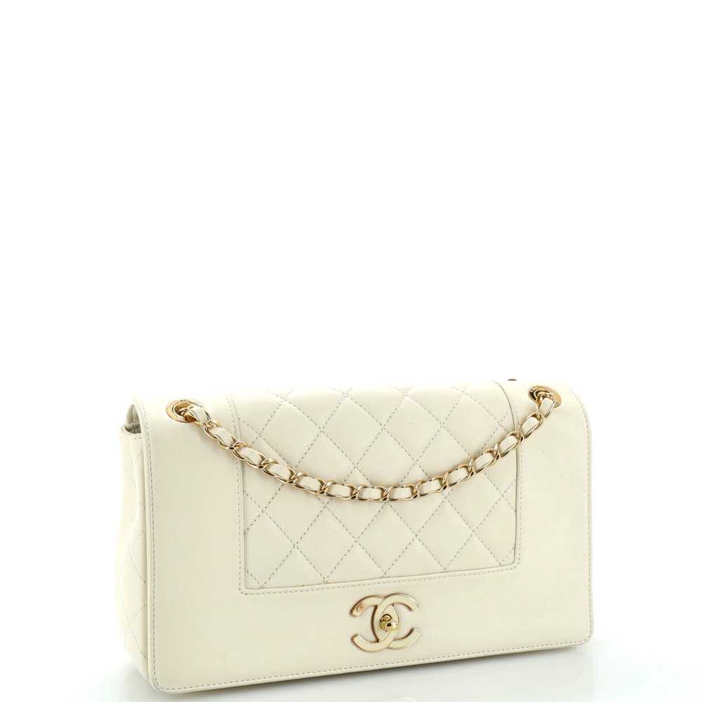 CHANEL Mademoiselle Vintage Flap Bag Quilted Shee… - image 3
