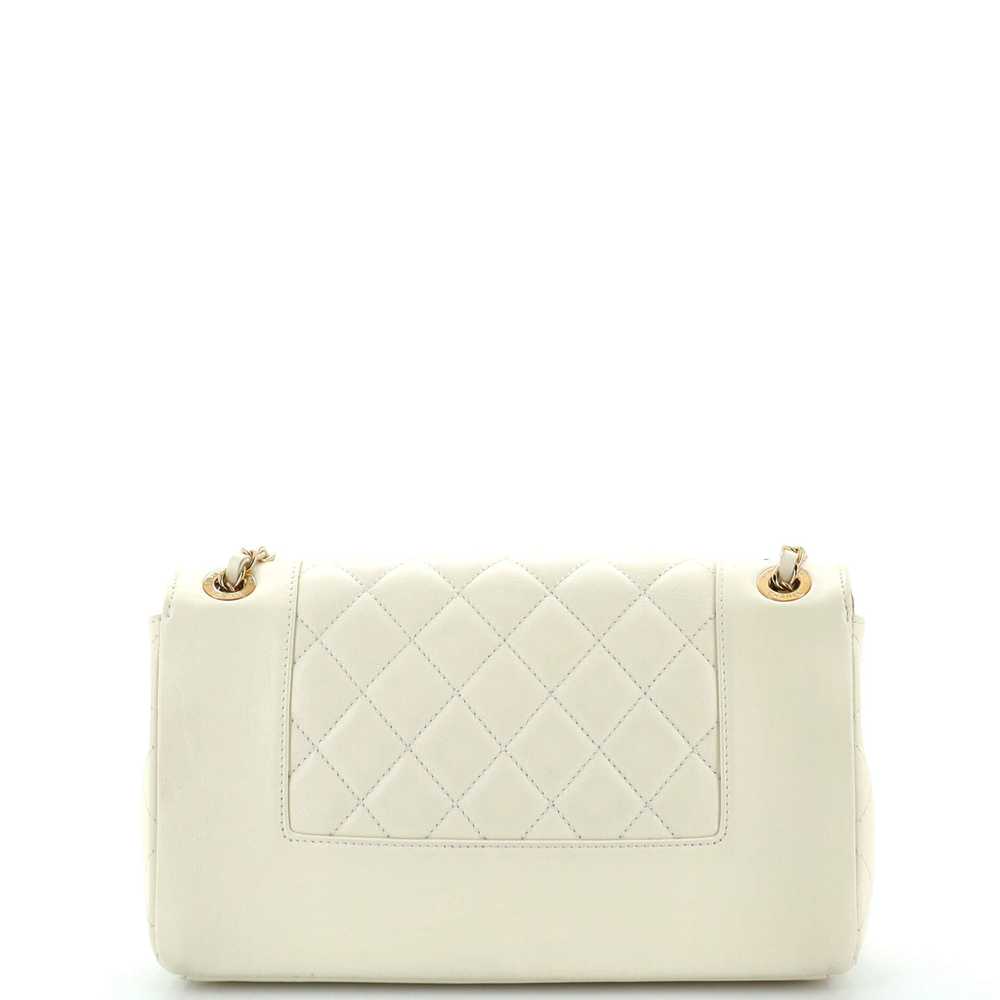 CHANEL Mademoiselle Vintage Flap Bag Quilted Shee… - image 4