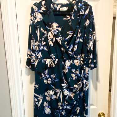 Eliza J Teal Floral Dress size 20W