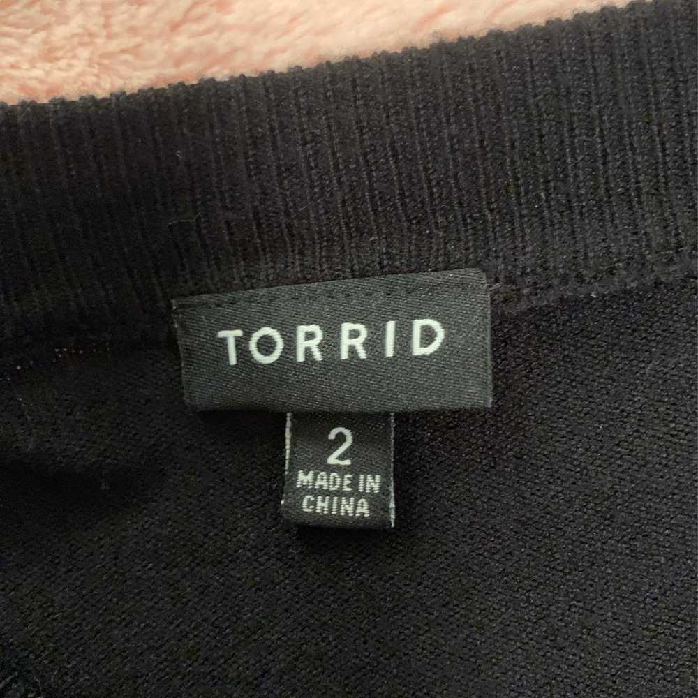 Torrid Black Sweater Dress - image 4