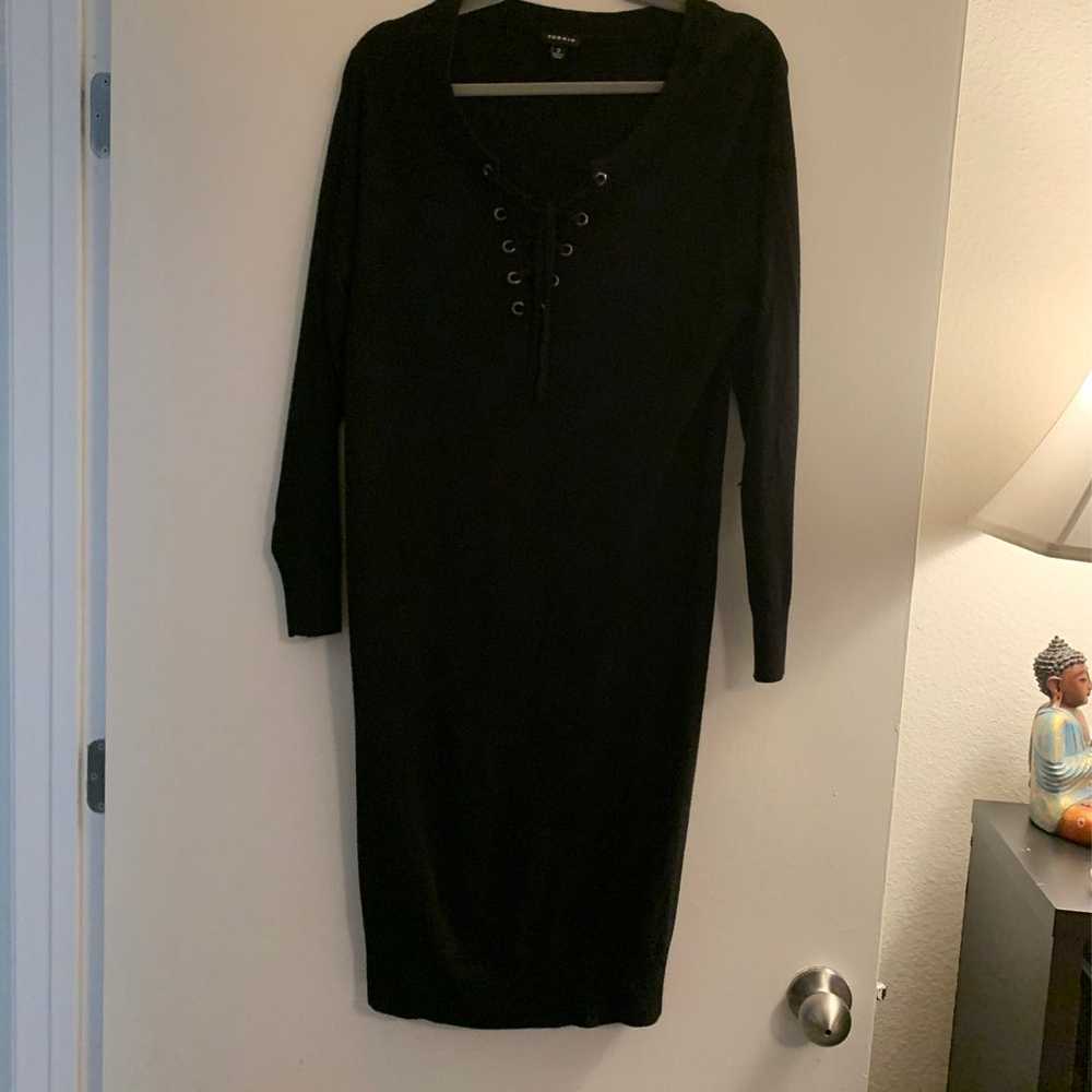 Torrid Black Sweater Dress - image 5