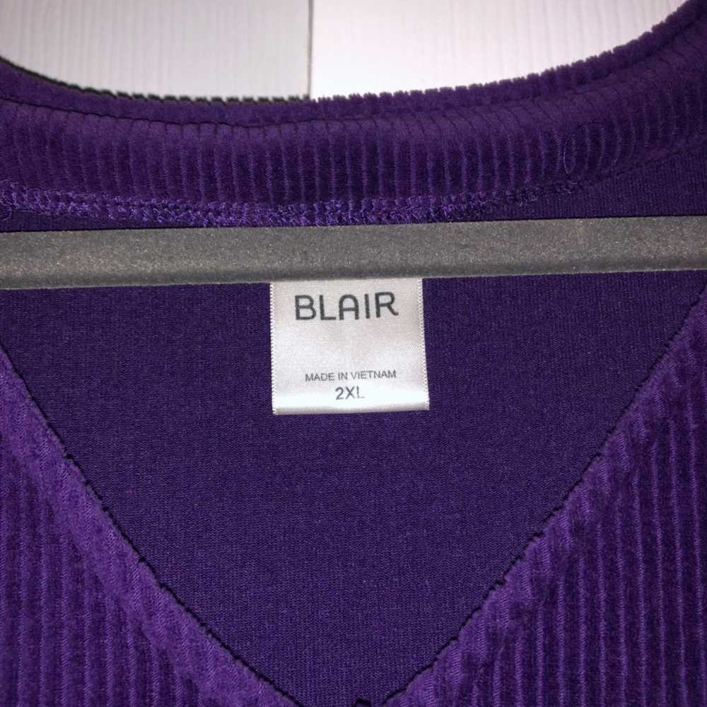 Blair women’s purple corduroy dress - image 3