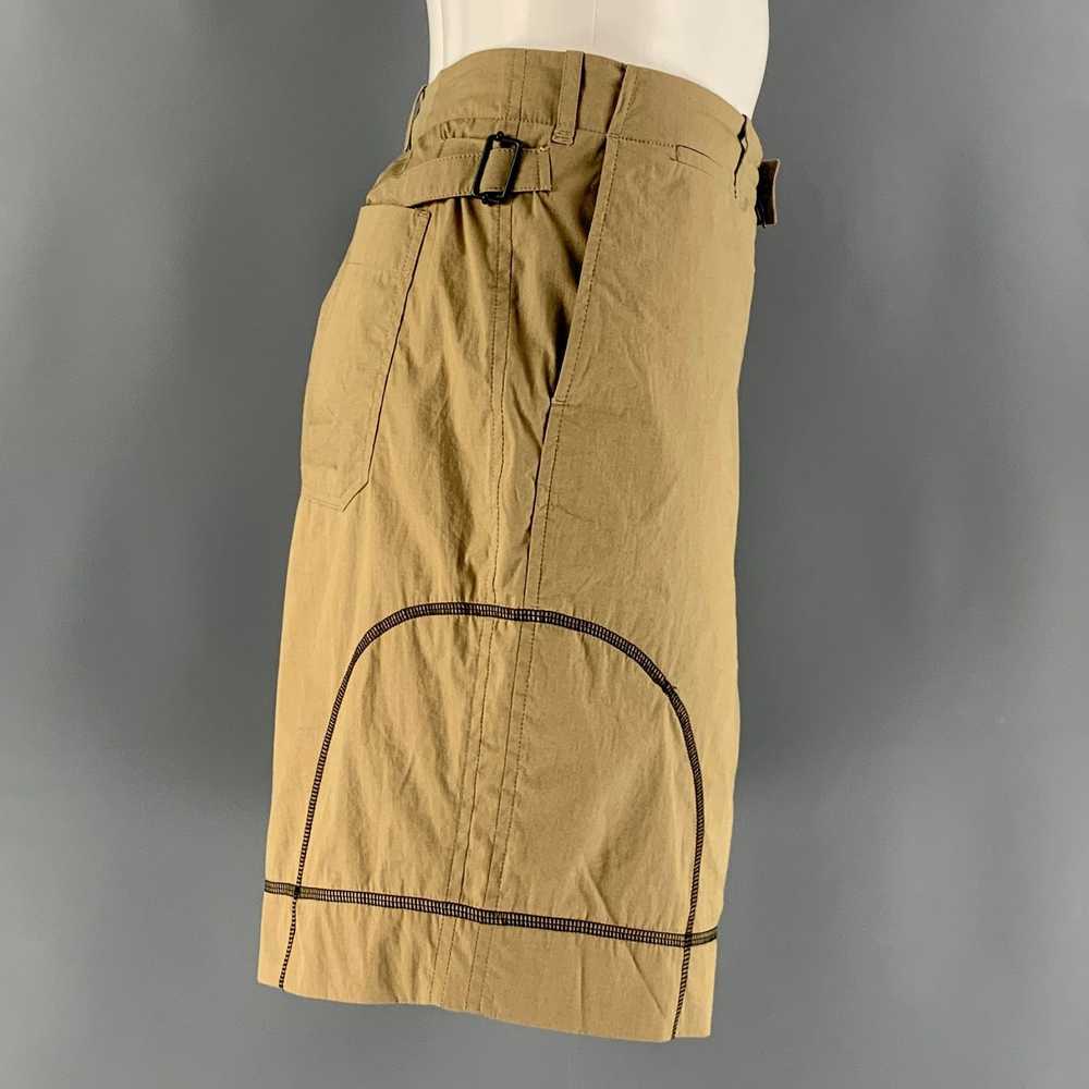 Craig Green Khaki Contrast Stitch Cotton Zip Fly … - image 2