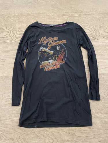 HYSTERIC GLAMOUR♢スカル柄チュニックドルマンミニワンピース SLY | LACE UP GATHER ショートワンピース (ワンピース(ミニ