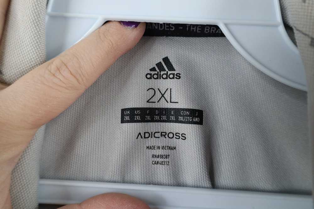 Adidas × Vintage Adidas Adicross Print Short Slee… - image 6