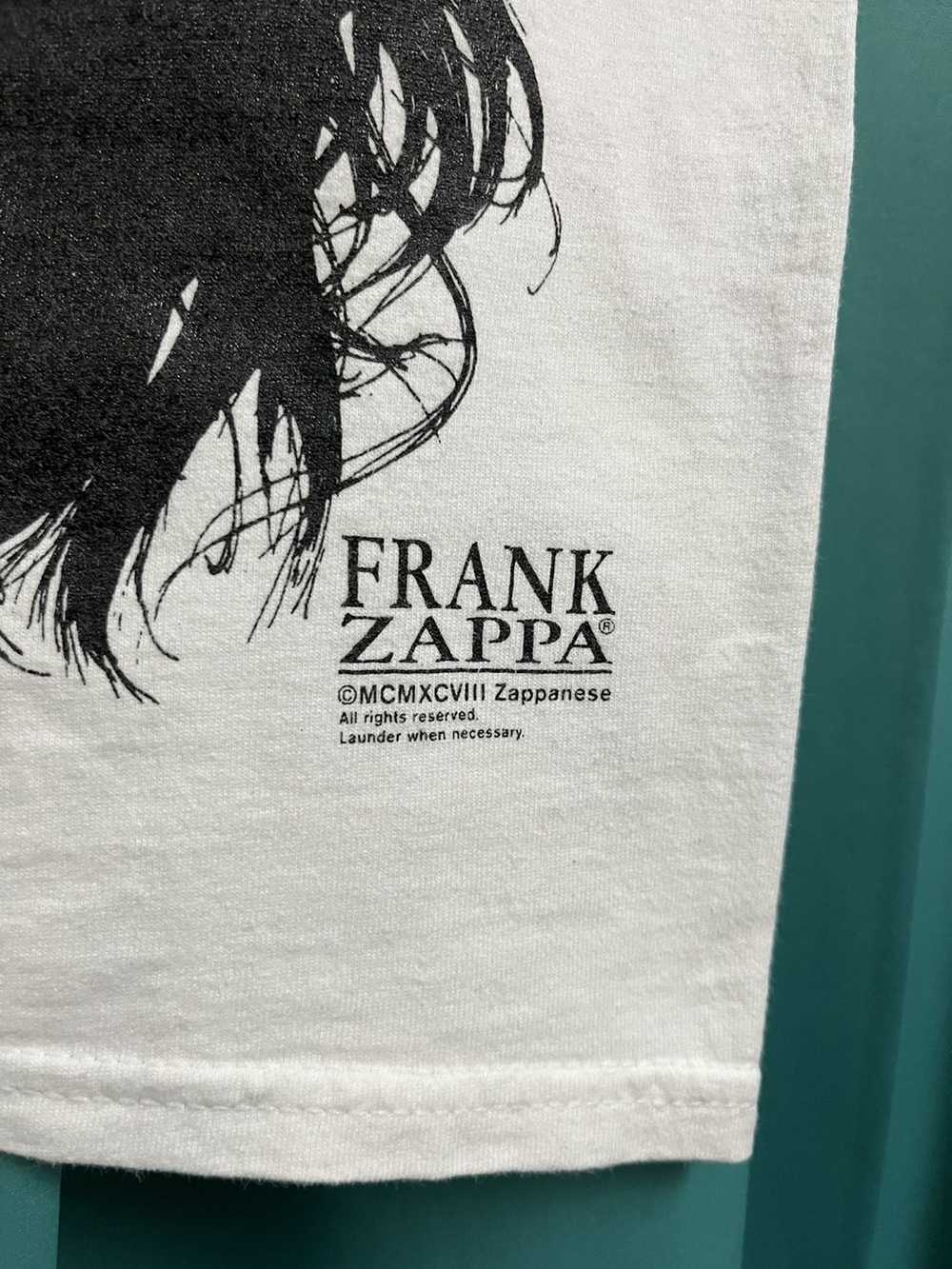 Band Tees × Vintage Vintage Frank Zappa 90s t shi… - image 4