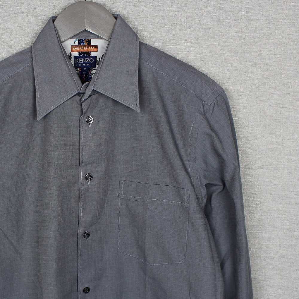 Kenzo Kenzo Homme Men's Grey Longsleeve Shirt Siz… - image 2
