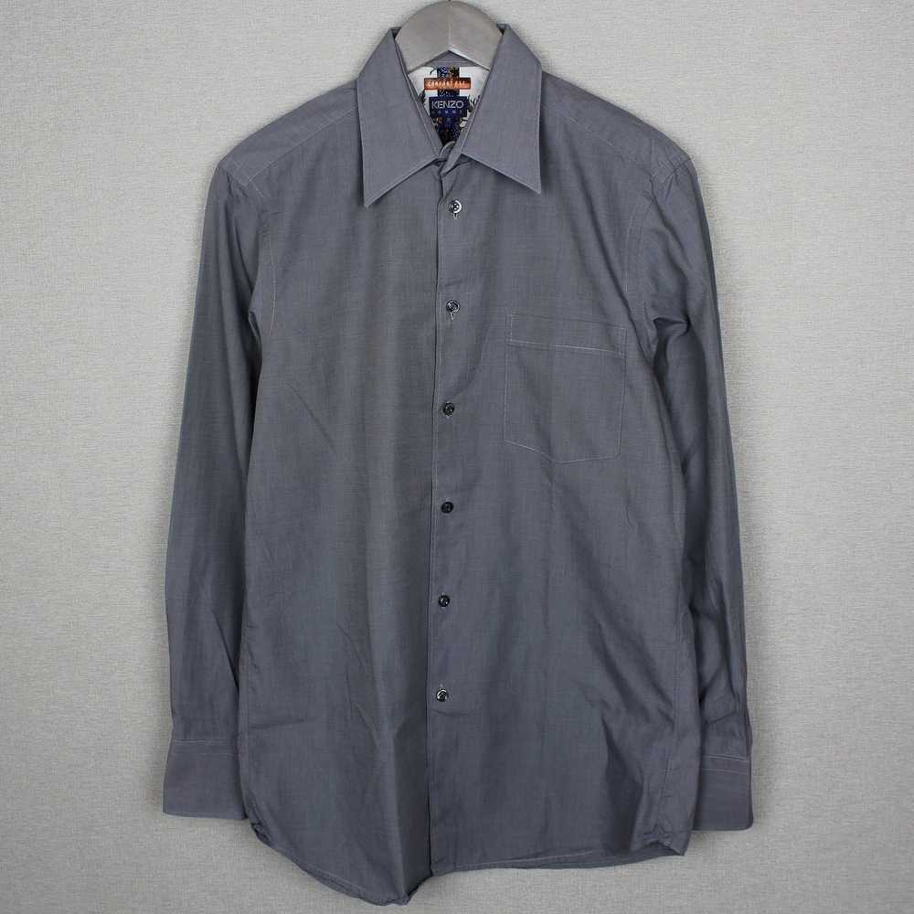 Kenzo Kenzo Homme Men's Grey Longsleeve Shirt Siz… - image 3