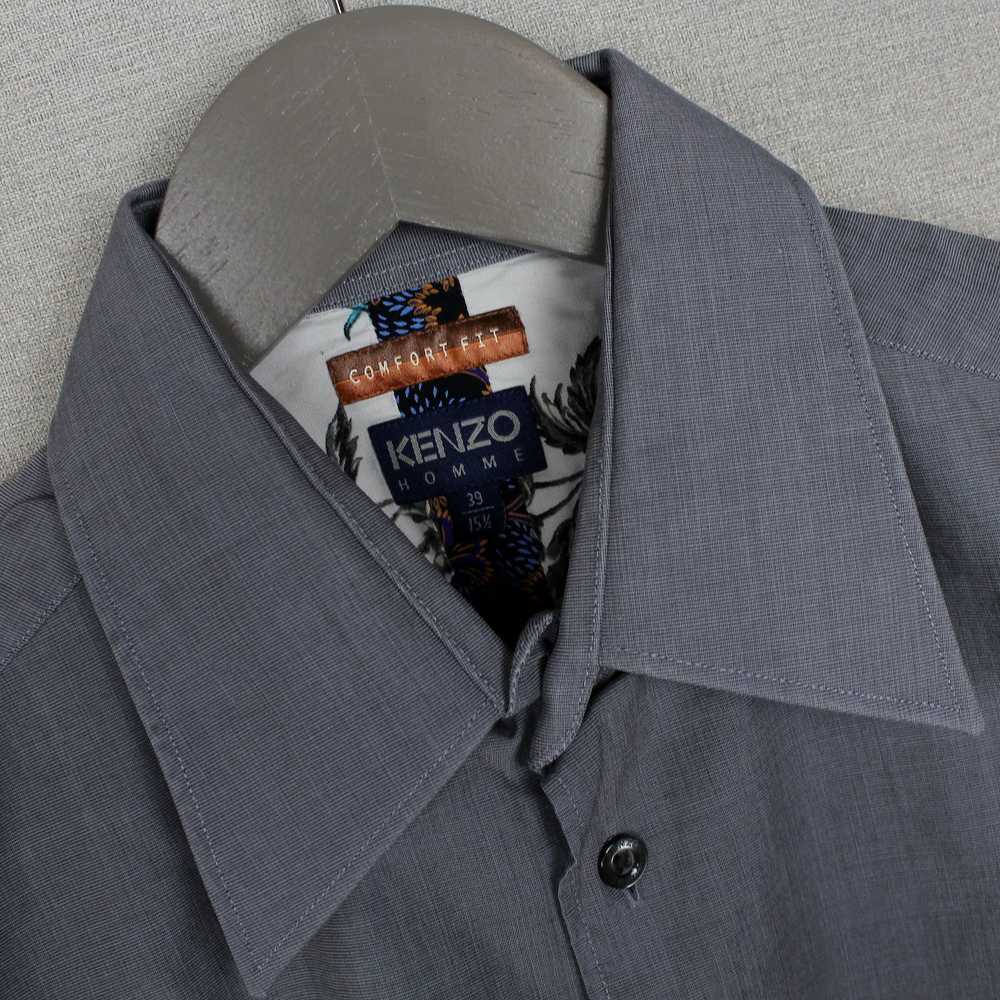 Kenzo Kenzo Homme Men's Grey Longsleeve Shirt Siz… - image 8