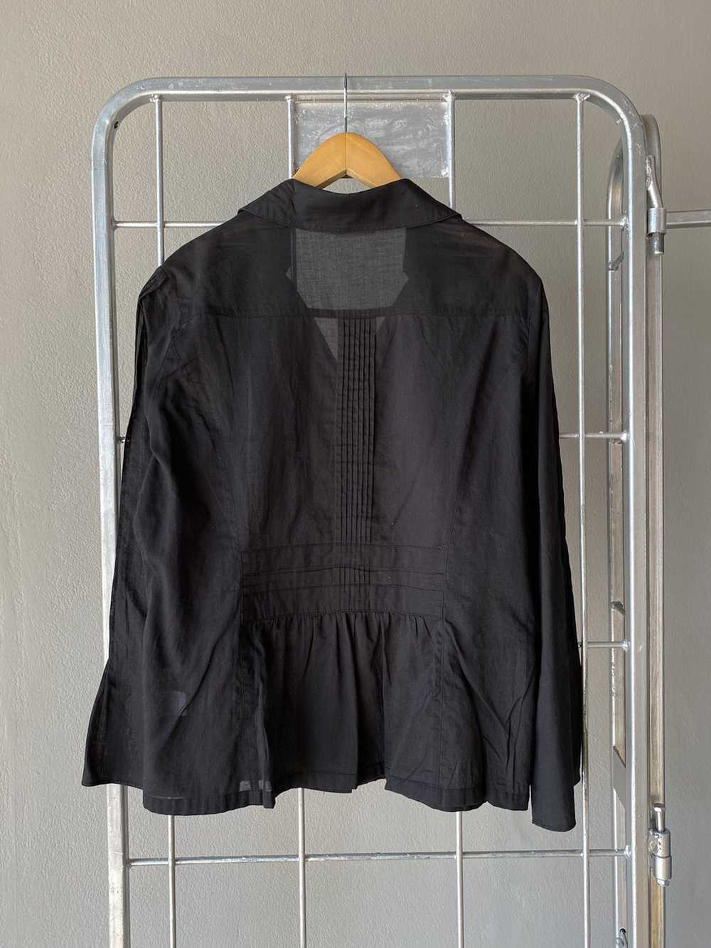 Kansai Yamamoto Kansai Yamamoto Bis black blouse - image 7