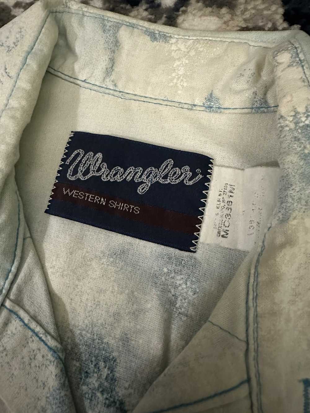 Vintage × Wrangler CRAZY RARE 90s Wranger Western… - image 5