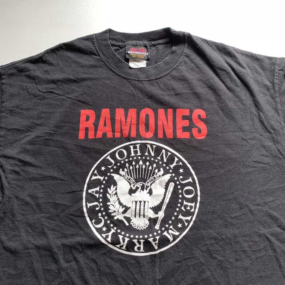 Band Tees × Vintage Vintage 90s The Ramones band … - image 2