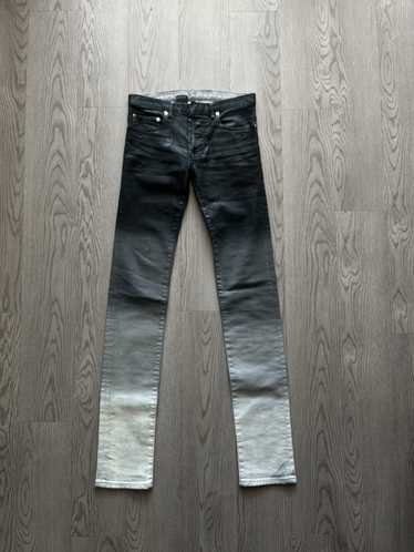 Dior Dior Homme Gradient Dip-Dye Waxed Skinny Deni