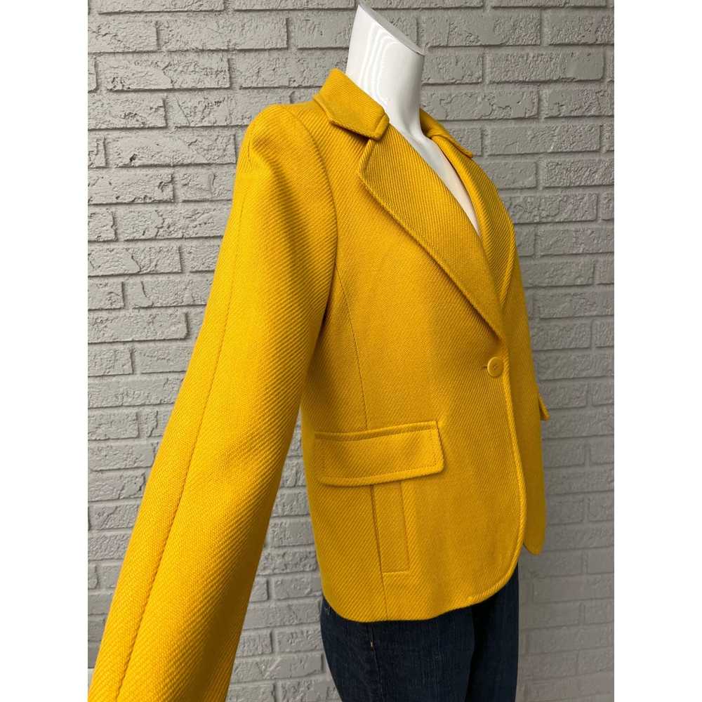 Other Talbots Yellow Textured Wool Blend Jacket S… - image 5