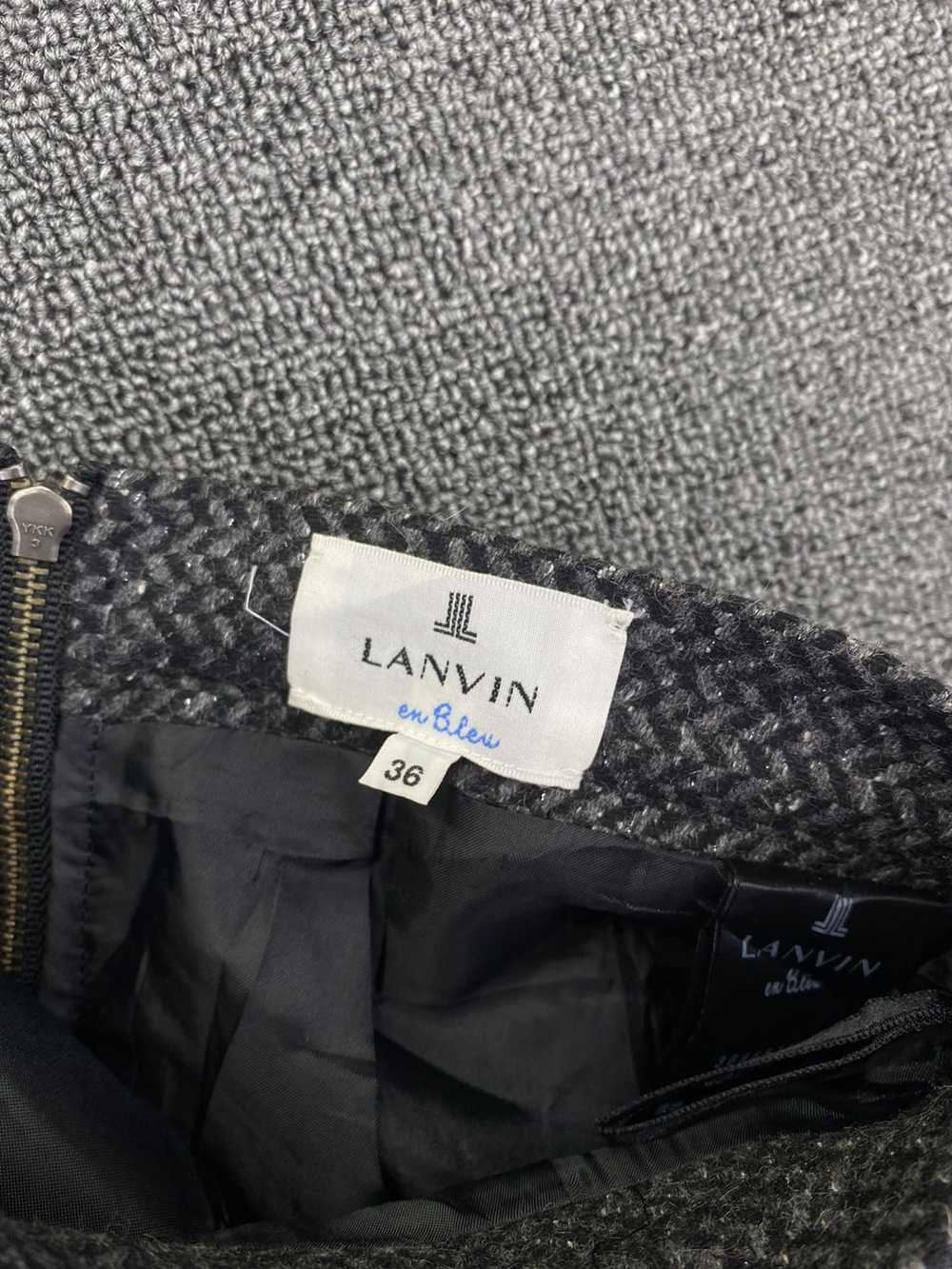 Designer × Lanvin × Vintage Vintage Lanvin Wool M… - image 3