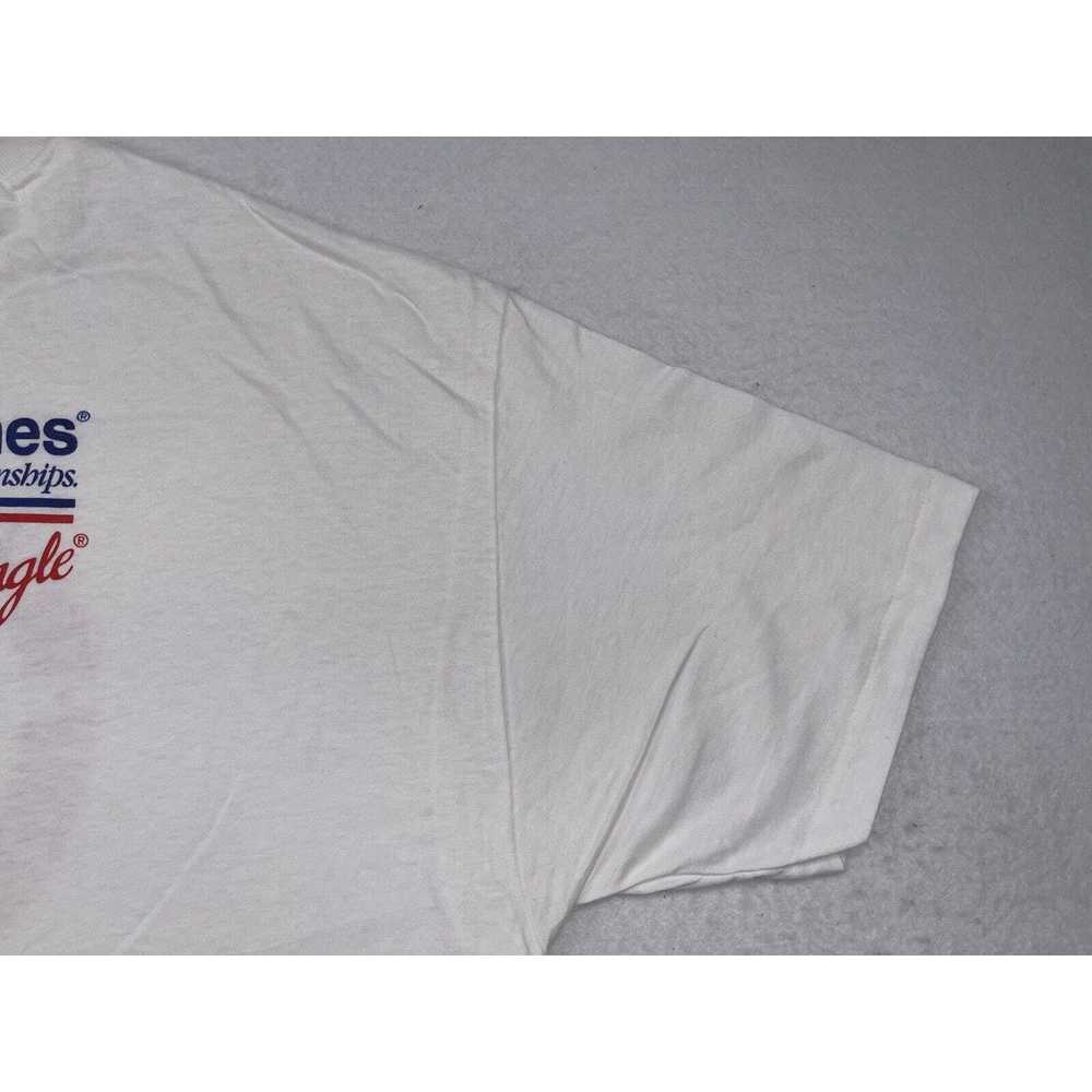 Hanes VTG 90s Dickie V's American Airlines NCAA S… - image 10