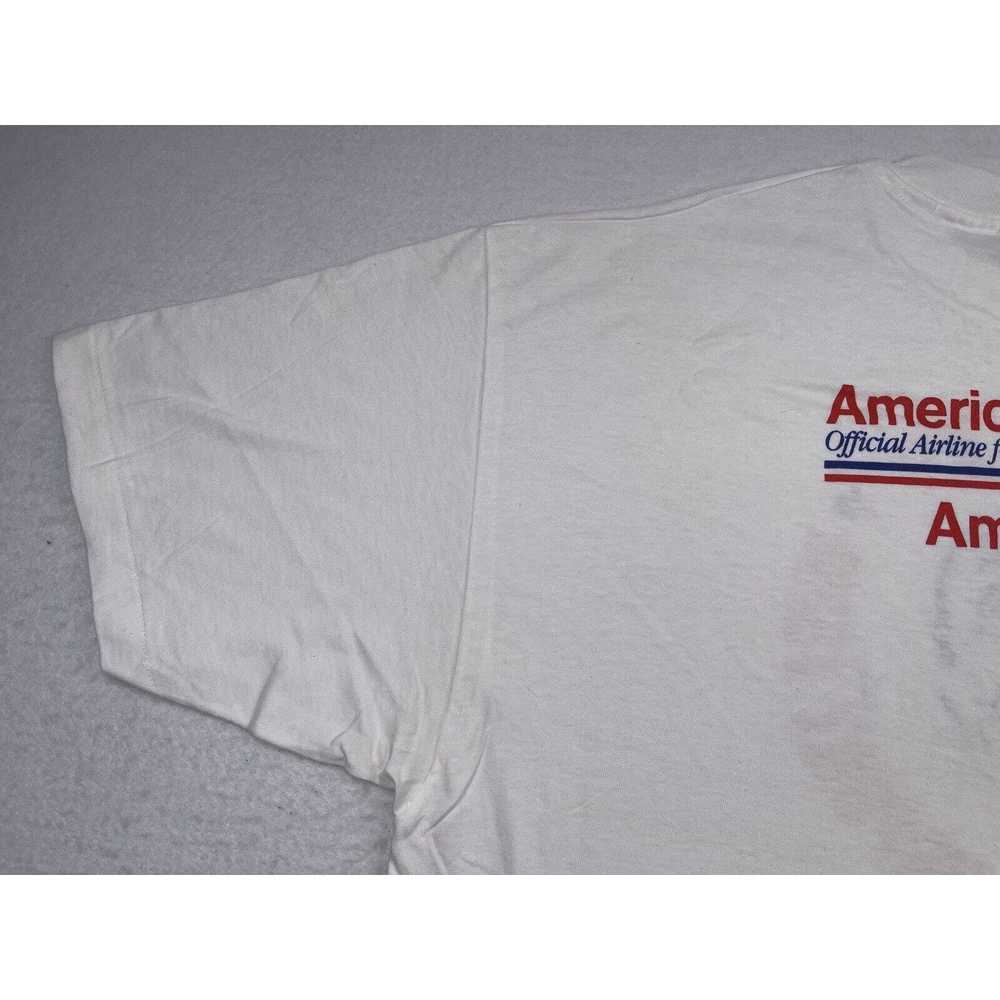 Hanes VTG 90s Dickie V's American Airlines NCAA S… - image 11