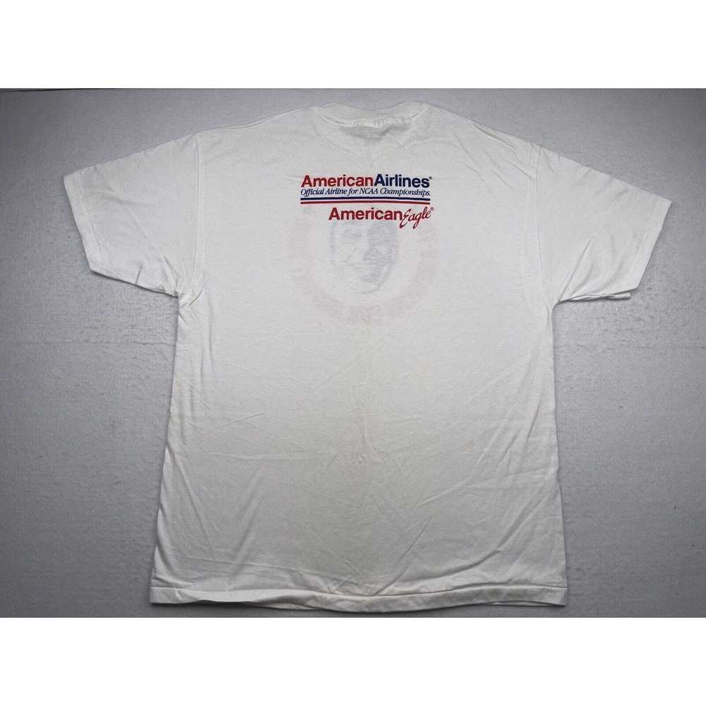 Hanes VTG 90s Dickie V's American Airlines NCAA S… - image 8