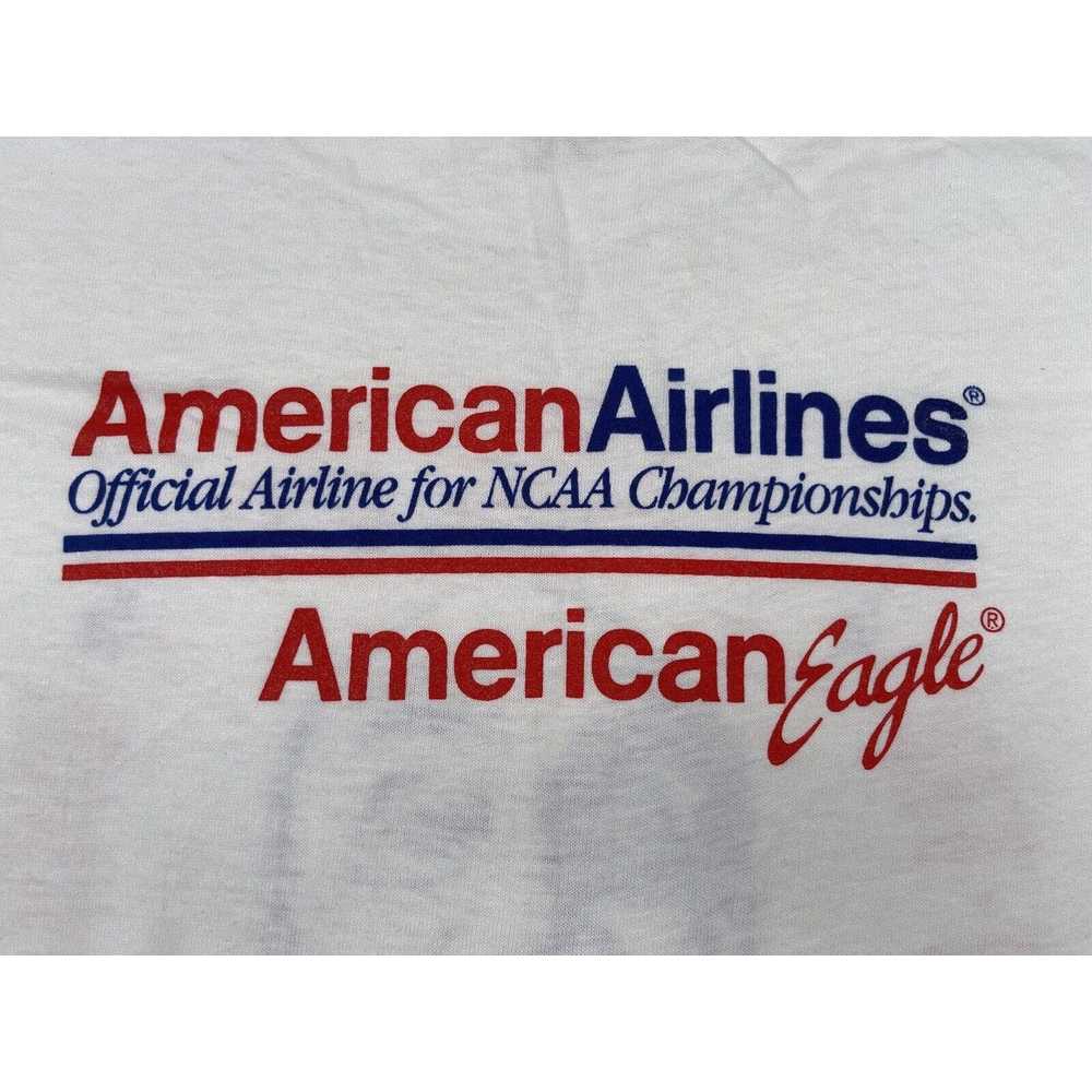 Hanes VTG 90s Dickie V's American Airlines NCAA S… - image 9