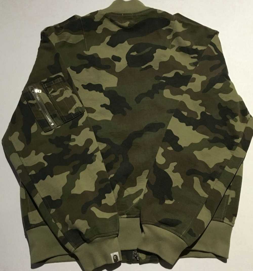 Bape Bape camo MA-1 varsity bomber jacket heavy c… - image 2