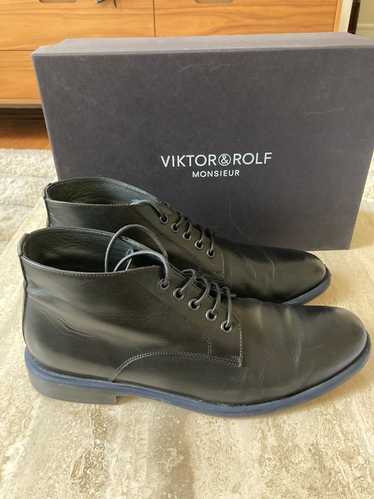 Viktor & Rolf Viktor & Rolf Black Leather Lace Up 