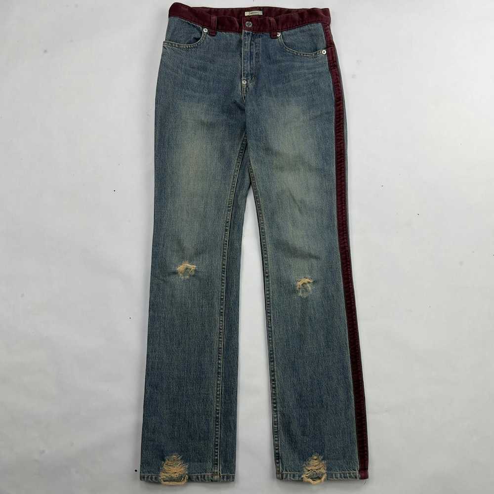 Undercover Undercover Striped Velvet Jeans - image 1