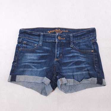 Arizona Bermuda Cut Off Low Rise Jean Shorts Roll Cuffed Capris