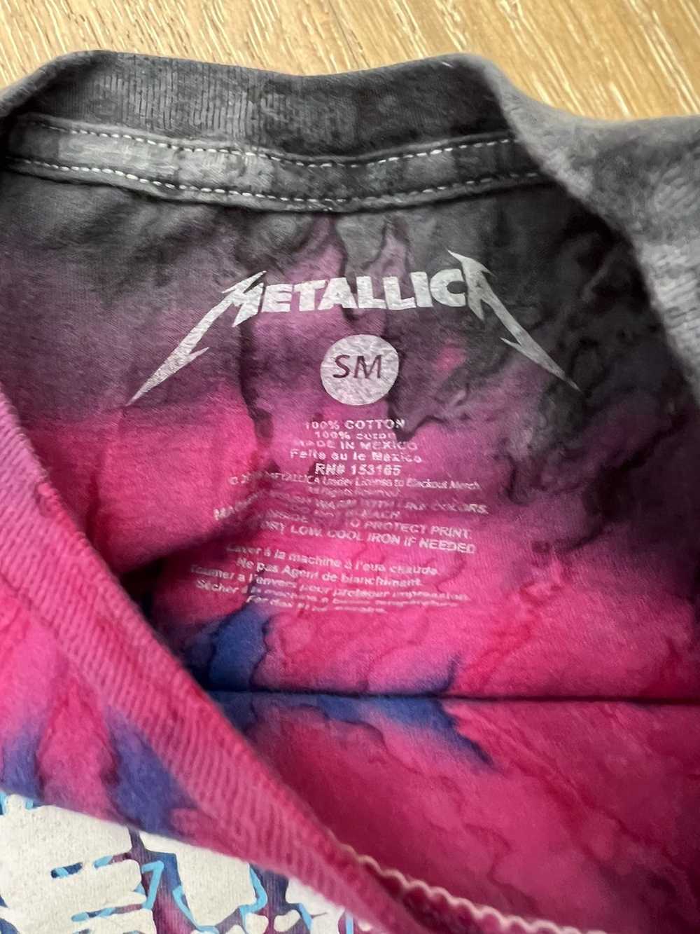 Band Tees × Metallica Metallica tie dye tee - image 3
