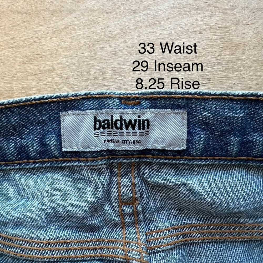 Baldwin × Streetwear Baldwin Rivington Jeans 33 B… - image 4