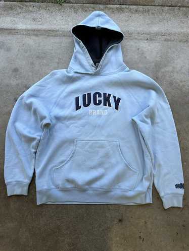 Vintage Y2K Lucky Brand Dungarees Sz S Sweatshirt Hoodie Full