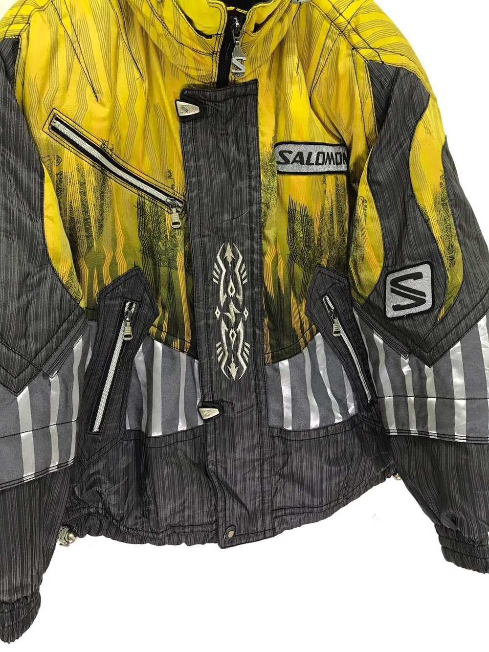 Salomon Vtg 90s Salomon Padding Jacket Multi Colo… - image 2