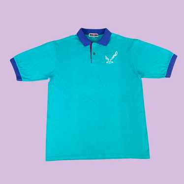 Jerzees Vintage 90s embroidered retro polo - image 1